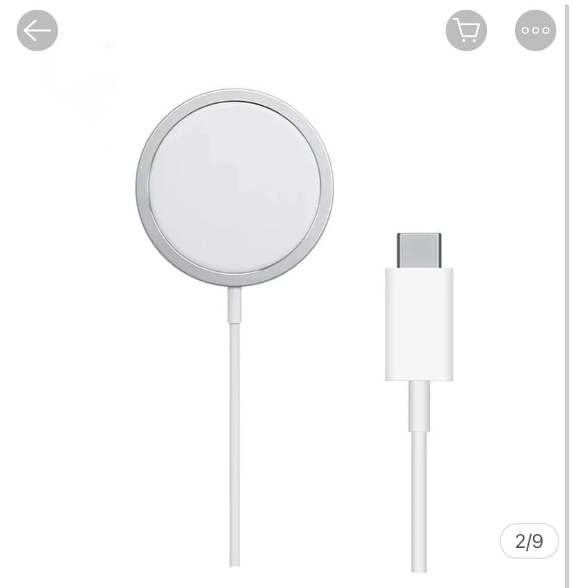 CARREGADOR PORTÁTIL INDUÇÃO iPHONE Wireless Sem fio 15w 4