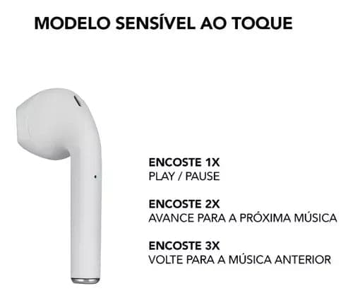 i12 - Fone De Ouvido Bluetooth 4