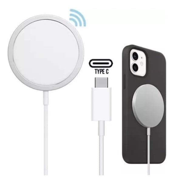 CARREGADOR PORTÁTIL INDUÇÃO iPHONE Wireless Sem fio 15w