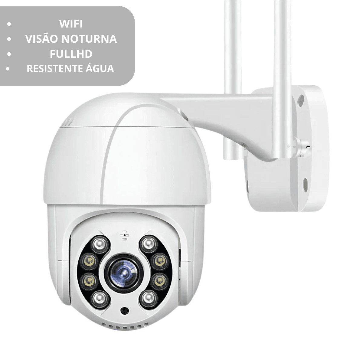 Câmera de Segurança com 2 Antenas p/ Wi-Fi FullHD 2