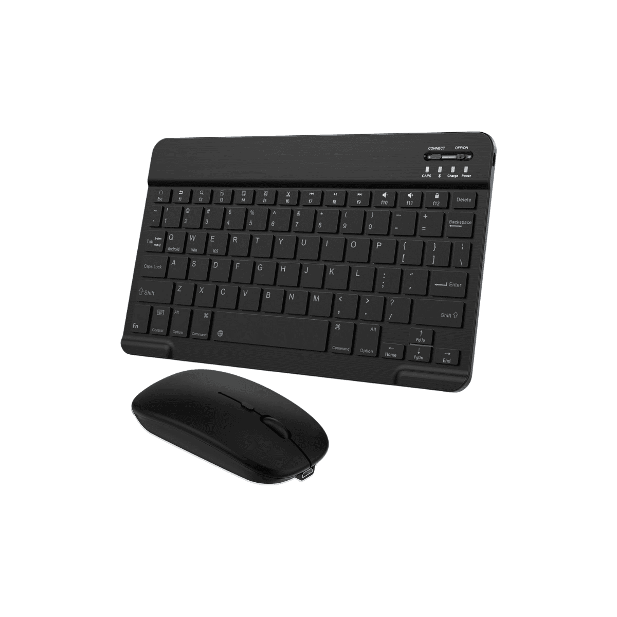 Kit Fone de Ouvido + Conjunto Teclado e Mouse Sem Fio 5