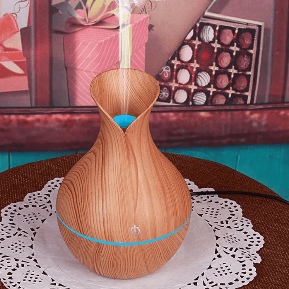 Umidificador de Ar com Difusor de Aromas e Iluminação Bivolt 3