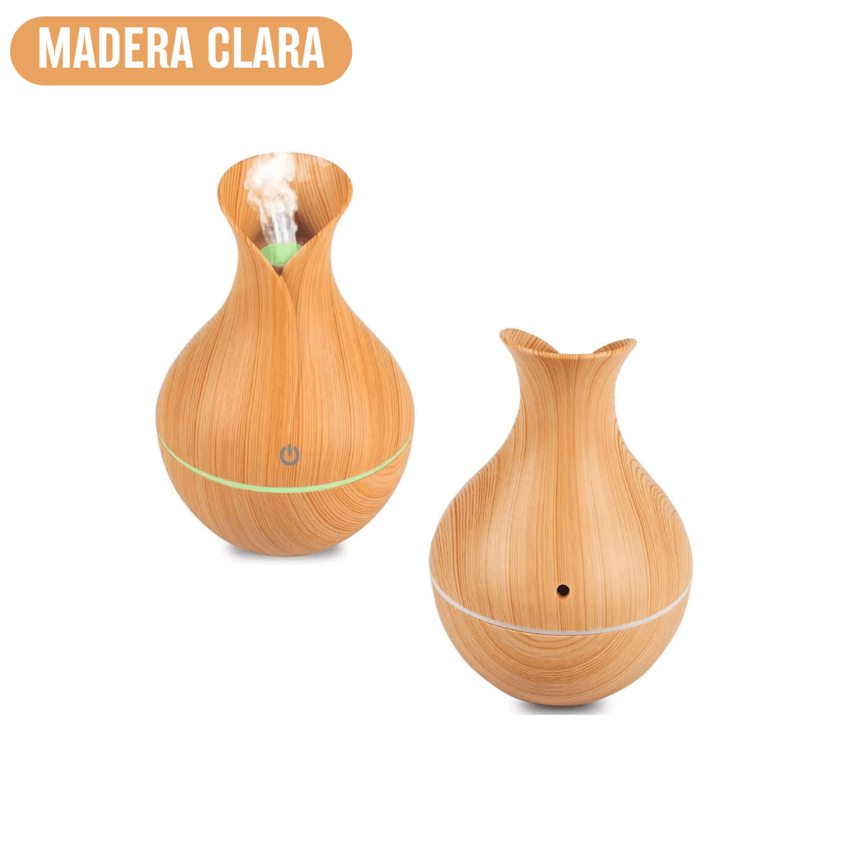 Umidificador de Ar com Difusor de Aromas e Iluminação Bivolt