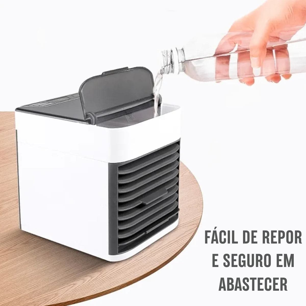 Mini Ar Condicionado Portátil 3 Velocidades USB Bivolt 4