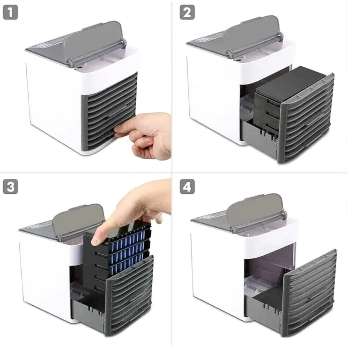 Mini Ar Condicionado Portátil 3 Velocidades USB Bivolt 6