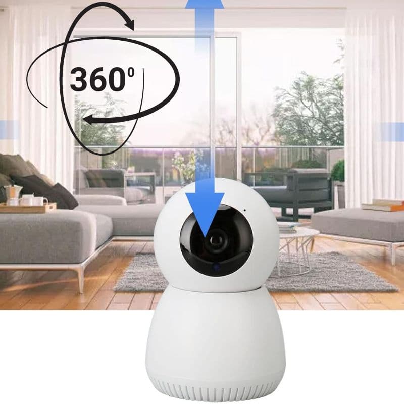 Câmera de Segurança Wi-Fi 360° Visão Noturna 4