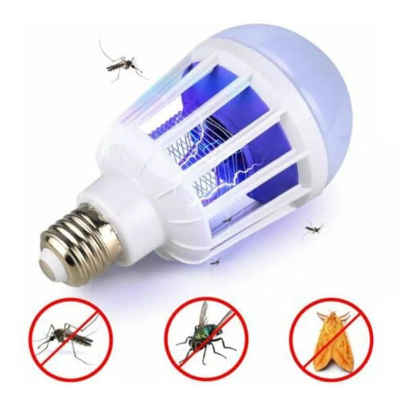 Lâmpada Led Bulbo Frio Mata Mosquito Moscas Repelente - Bivolt 15W 2